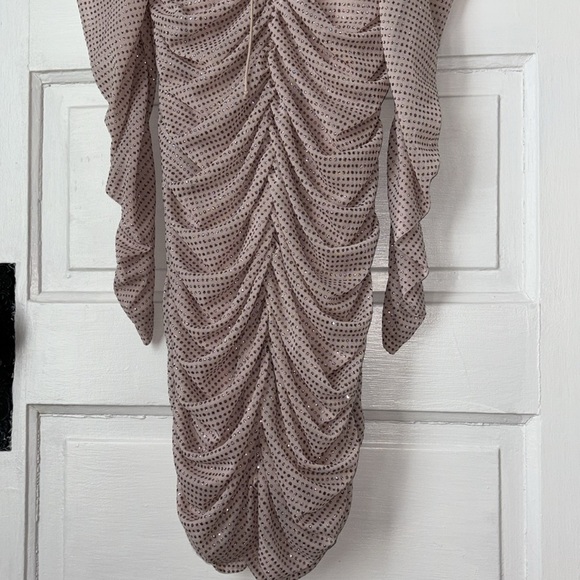 FOR LOVE AND LEMONS ALL THAT GLITTERS LONG SLEEVE MINI DRESS - Picture 5 of 11